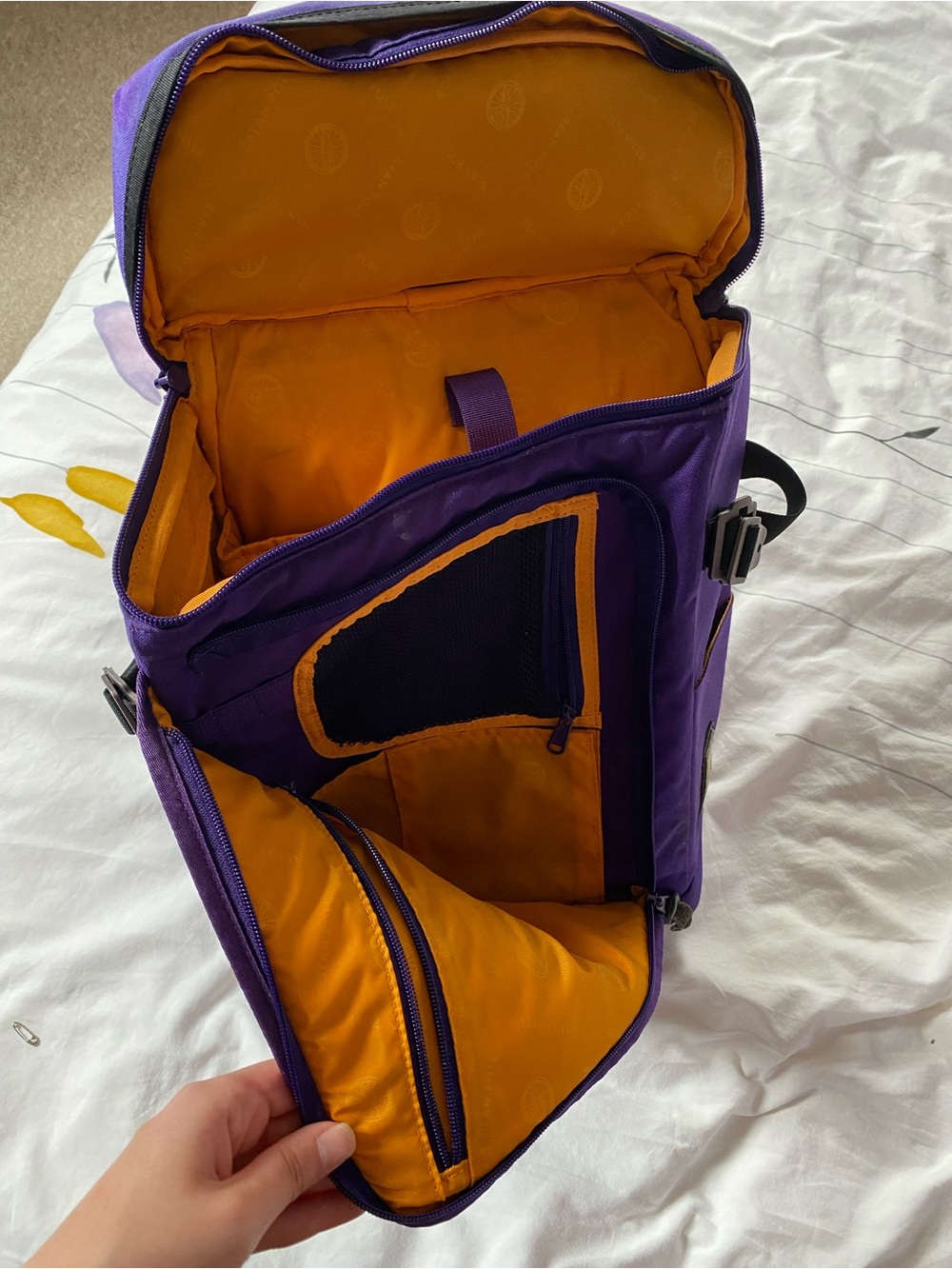 Purple Backpack — Compact Daily Carry - Picture 6 of 13